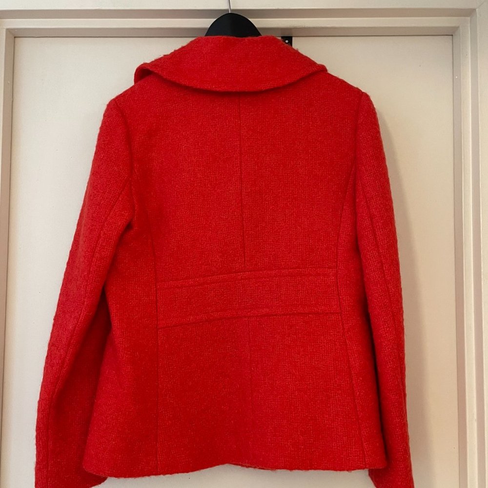 J. Crew Boucle Mohair Lucille Peacoat - Size 8 - Picture 3 of 13
